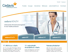 Tablet Screenshot of cedavis.com